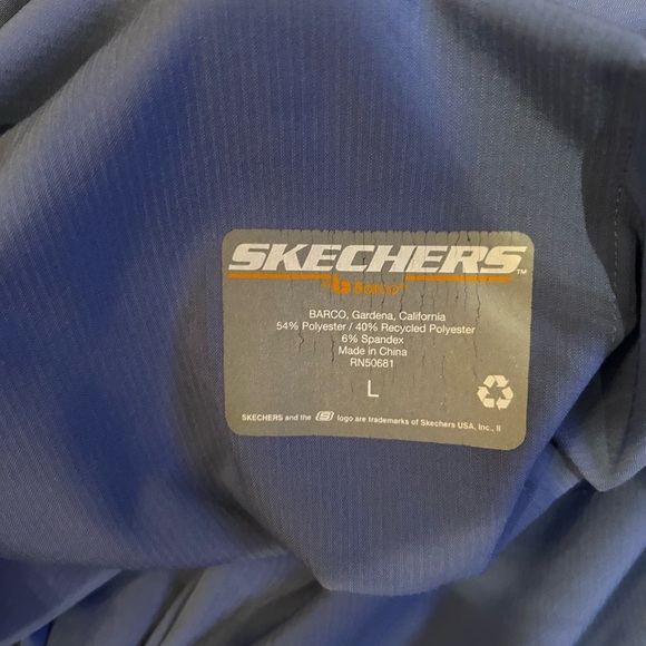 🩺 Sketchers by Barco Women's Scrub Set, Top XL and Pants Large in Ciel Blue - Picture 4 of 16